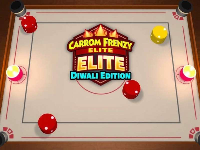 Special Diwali Festival Theme in Carrom Frenzy Elite Carrom Frenzy Elite Diwali Edition